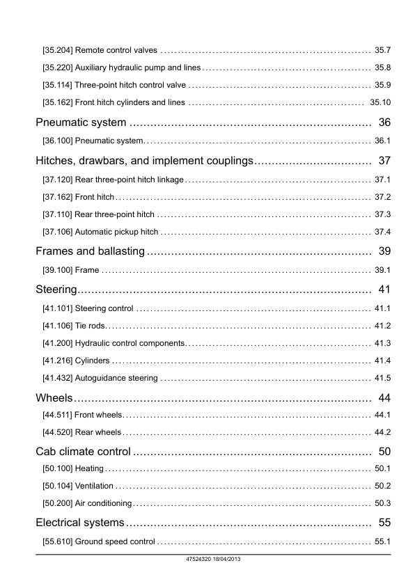 CASE PUMA 170 185 200 215 230 CVX Tractor Service Manual 47524320 - Image 7