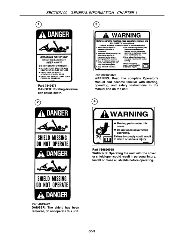 CASE SBX520 530 540 550 Baler Service Manual - Image 8