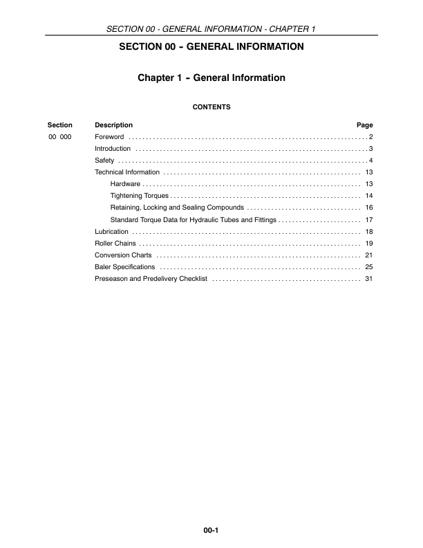 CASE SBX520 530 540 550 Baler Service Manual - Image 2