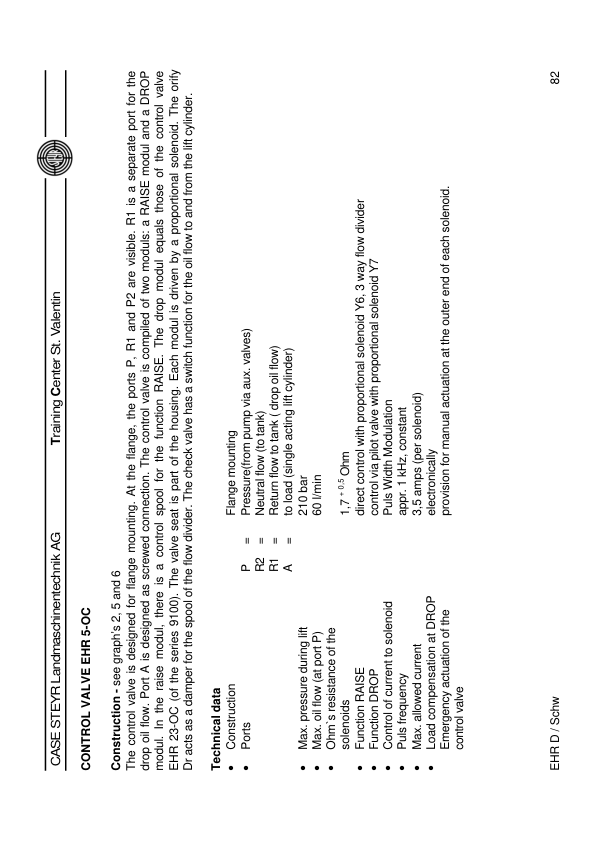 CASE Steyr M9078 M9086 M9094 Tractors Service Manual 7-96101 - Image 14