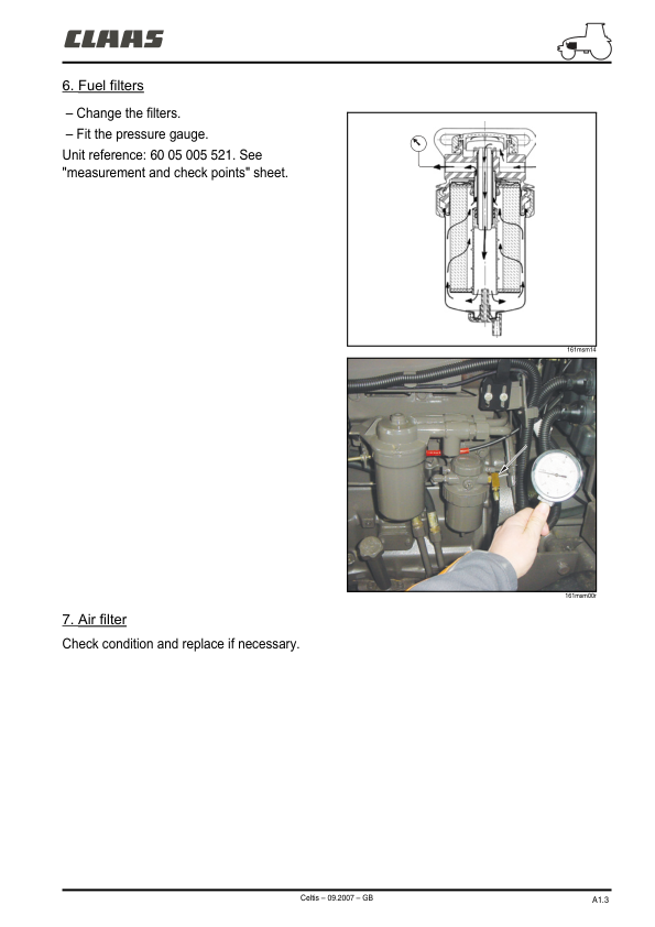 CLAAS Celtis Tractor Workshop Repair Manual - Image 9