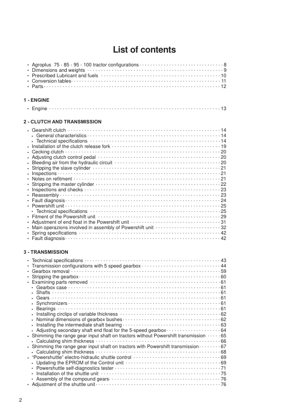 Deutz Fahr Agroplus 75 85 95 100 Workshop Manual - Image 6