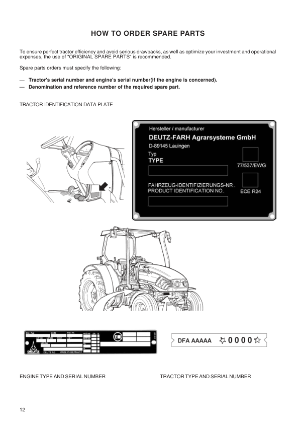 Deutz Fahr Agroplus 75 85 95 100 Workshop Manual - Image 5