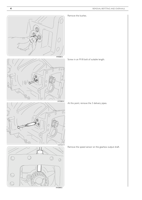 Deutz Fahr Hydraulic Inversor 80 105 Workshop Manual - Image 14
