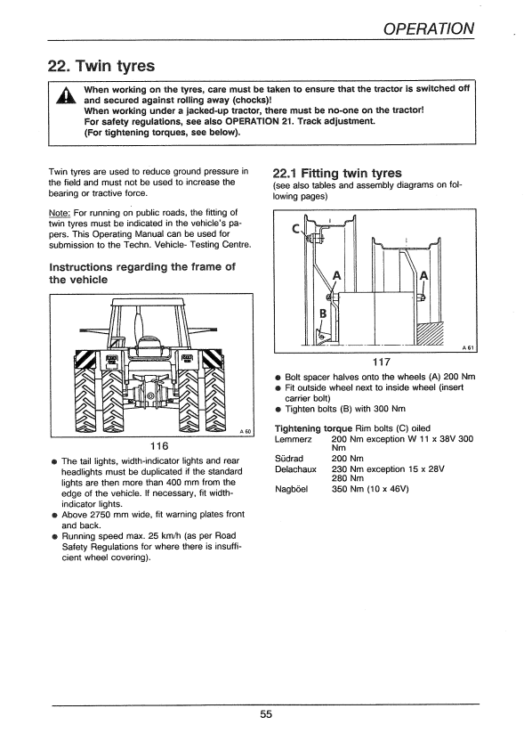 Fendt Farmer 307 308 309 310 311 312 Turbo Turbomatic Tractors Operation Manual - Image 8