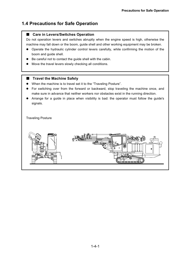 Furukawa HCR910DSIII Hydraulic Crawler Drill Operators Manual - Image 11
