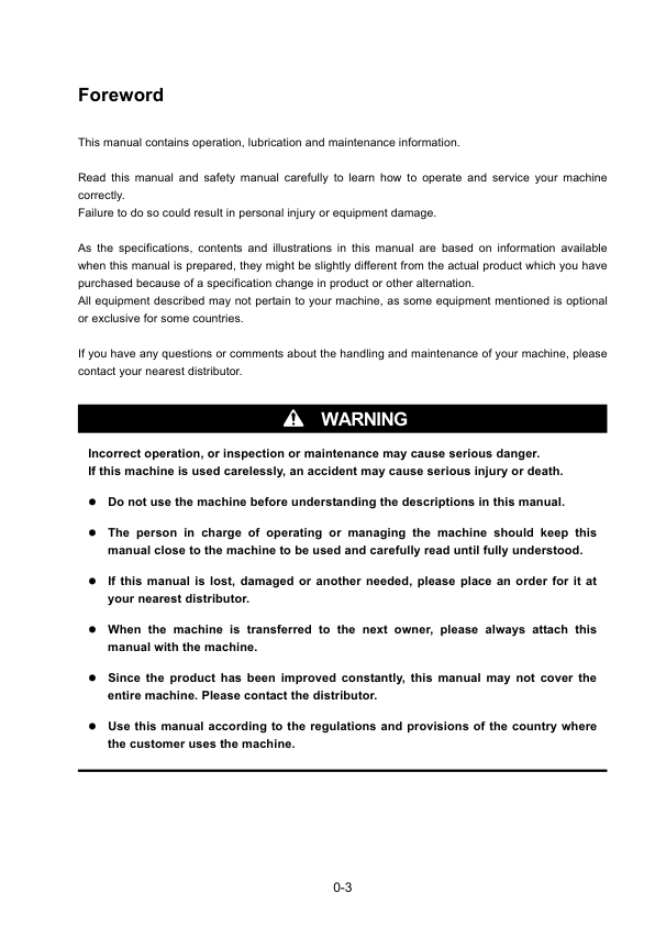 Furukawa HCR910DSIII Hydraulic Crawler Drill Operators Manual - Image 5