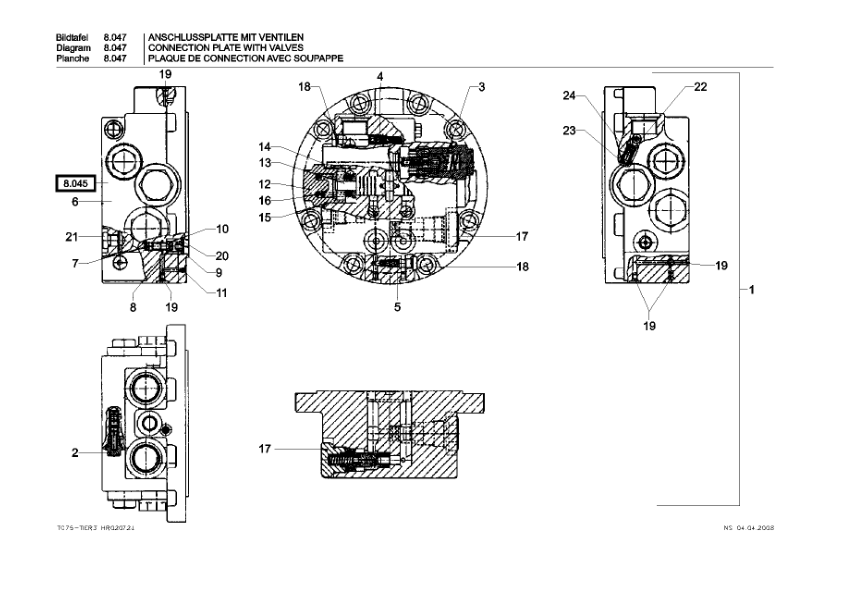Terex TC75 Excavator Parts Catalog - Image 14