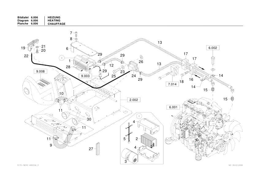Terex TC75 Excavator Parts Catalog - Image 11