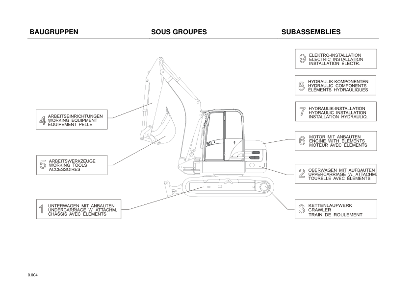 Terex TC75 Excavator Parts Catalog - Image 6