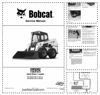 Bobcat S450 Skidsteer Loader Service Manual AV9V B1E6