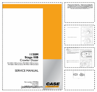 CASE 1150M Stage IIIB Crawler Dozer Service Manual PIN NCDC NDDC NEDC NFDC