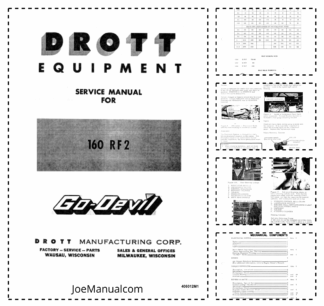 CASE 160 RD2 Service Manual