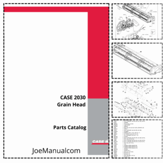 CASE 2030 Grain Header Parts Catalog