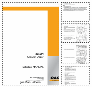 CASE 2050M Crawler Dozer Service Manual 48037321A