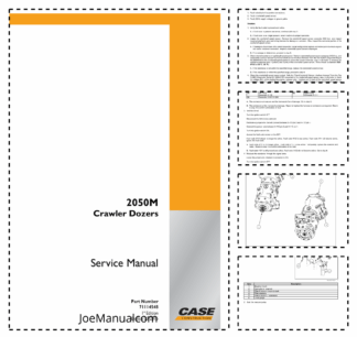 CASE 2050M Crawler Dozer Service Manual 71114548