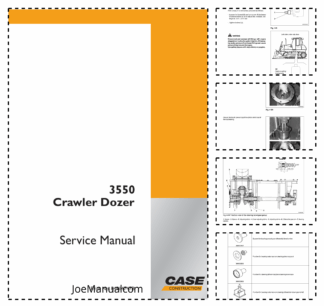 CASE 3550 Crawler Dozer Service Manual 84414747