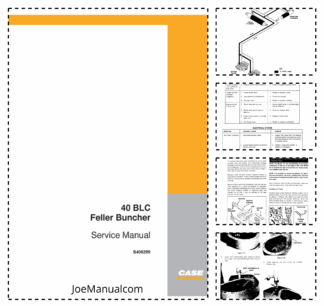 CASE 40 BLC Feller Buncher Service Manual S-406299
