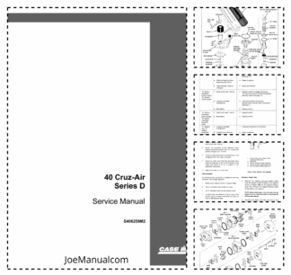 CASE 40 Cruz-Air Series D Service Manual S406259M2