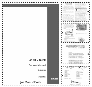 CASE 40 YR 40 ER Cruz-Air Service Manual