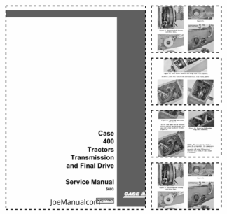 CASE 400 Tractors Transmission and Final Drive Service Manual