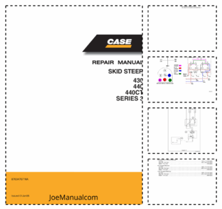 CASE 430 440 440CT Series 3 Skid Steer Repair Manual