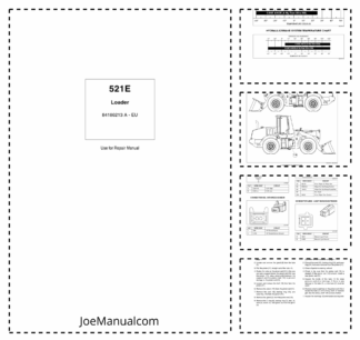 CASE 521E Wheel Loader Repair Manual 84186213A EU