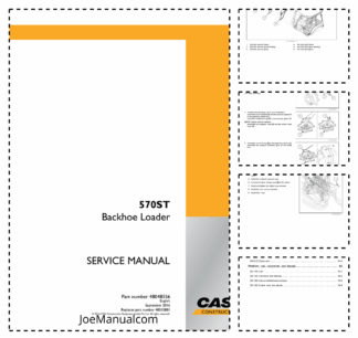 CASE 570ST Backhoe Loader Service Manual 48048556