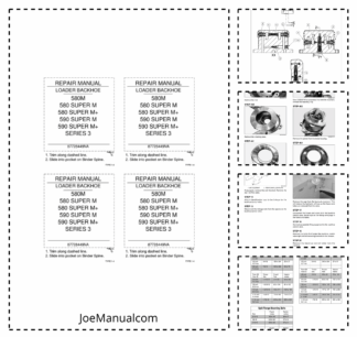 CASE 580M 580 Super M 580 Super M+ 590 Super M 590 Super M+ Series 3 Backhoe Loader Service Manual 87728449NA