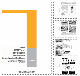 CASE 580M 580M Turbo 580 Super M 590 Super M Series 1 Backhoe Loader Operators Manual
