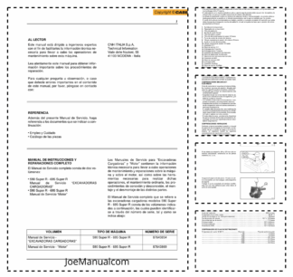 CASE 590 695 Super R Backhoe Loader Service Manual 87643854