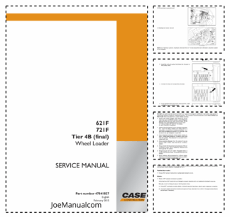 CASE 621F 721F Tier 4 Wheel Loader Service Manual 47841827
