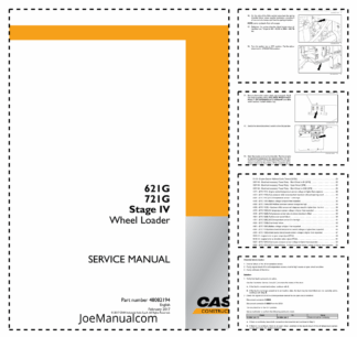 CASE 621G 721G Stage IV Wheel Loader Service Manual 48082194