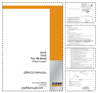 CASE 621G 721G Tier 4B Wheel Loader Service Manual 48083736