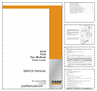 CASE 621G 721G Tier 4B Wheel Loader Service Manual