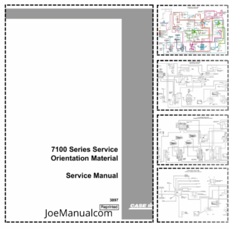 CASE 7100 Series Tractors Service Orientation Material