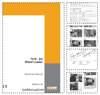 CASE 721E EU Wheel Loader Workshop Manual 87551874A