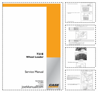 CASE 721E Wheel Loader Service Manual 71114022