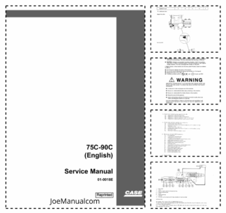 CASE 75C-90C Excavator Service Manual