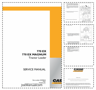 CASE 770EX Magnum Tractor Loader Service Manual 48190544