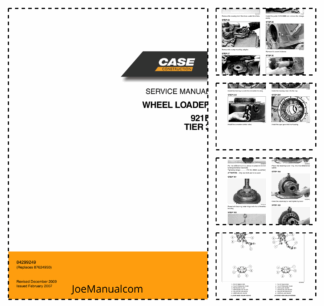 CASE 921E Tier 3 Wheel Loader Service Manual 84299249