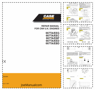 CASE CNH 667TA EEG 667TA EEC 667TA EBF 667TA EED 667TA EBD Engines Repair Manual