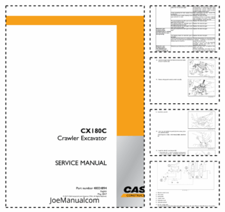 CASE CX180C Crawler Excavator Service Manual