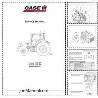 CASE Farmall 95C 105U 115U Efficient Power Tractor Service Manual