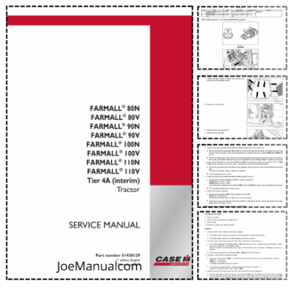 CASE Farmall N and V Series Tier 4A Tractor Service Manual NA
