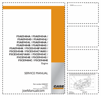 CASE IH Engine F5AE F5CE Series Service Manual