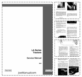 CASE LA Series Tractor Service Manual