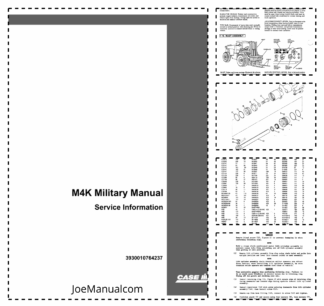 CASE MHE237 Forklift Truck Operators Maintenance and Service Manual
