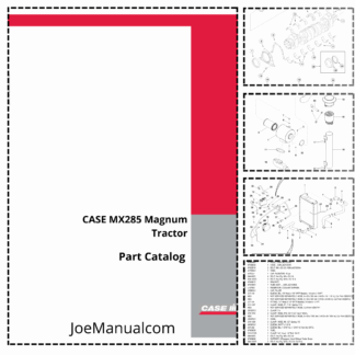 CASE MX285 Magnum Tractor Parts Catalog Europe