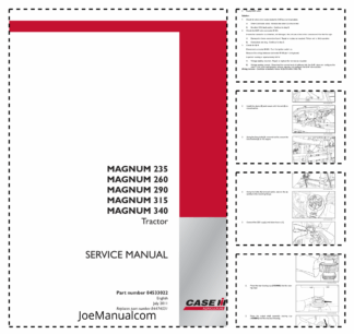 CASE Magnum 235 260 290 315 340 Tractors Systems Service Manual